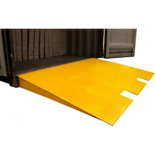 Kartrite 7 Tonne Heavy Duty Steel Shipping Container Ramp 1.2m x 2.3m Loading Ramp for Forklifts & Machinery