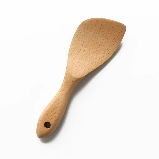 Wooden Non-Stick Rice Shovel 1 Pc in Khaki for Chef and Household Users in Kitchens
