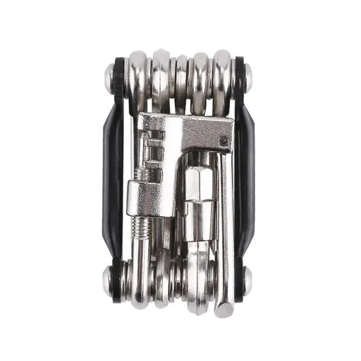 11 in 1 Bicycle Bike Multi Repair Tool Kit Mountain Bike Wrench Screwdriver Chain Hex Bicycle Repair Bicycle Accessories - Black