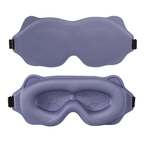Washable Sleep Mask for Side Sleeping - Adjustable Strap, Breathable, Travel