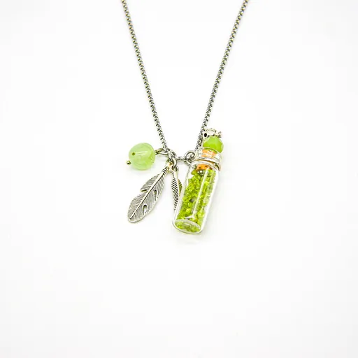 Gift Box - Crystal Bottle (Green Calcite) + Purify Oil Blend