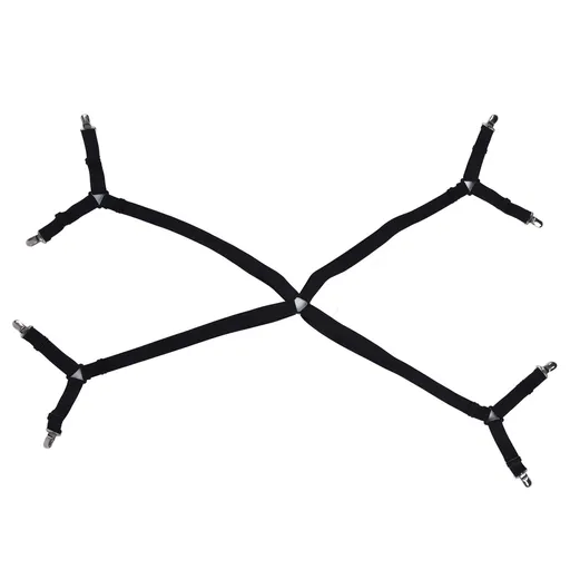Bed Sheet Clip Lengthened Non Slip Multifunctional Adjustable Bed Sheet Holder for Home HouseholdBlack