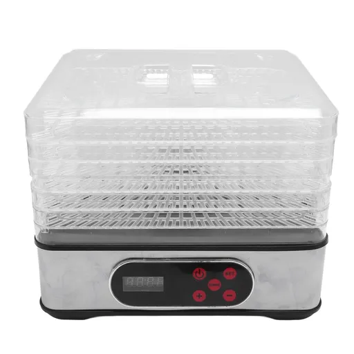 Food Dehydrator with Temperature Control and Timer Electric Drying Machine for Meat Herbs Beef Fruits Vegetables EU Plug 220V