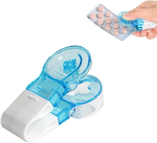 Pill Extractor Tool, Portable Pill Popper Tool, Tablets Pills Blister Pack Opener Assistance Tool for The Elderly, Disabled