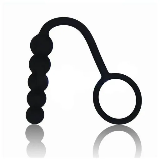 House Of Dasein Anal Vibrator Cock Ring Testicle Male Prostate Massager - Black - Model C