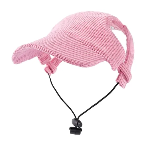 Pet Sun Hat - Adjustable Dog Sun Visor with Chin Strap - UV Protection for Beach, Garden & Summer Outings