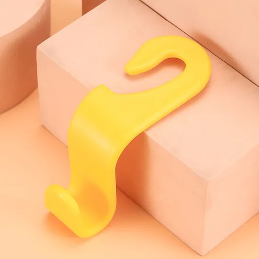 Car Seat Back Hook A Mu Coco Plastic Seat back Hook (yellow single)