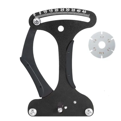 Bicycle Spoke Tension Meter Measuring Tool Aluminum Alloy Bicycle Wheel Repair Tool Spoke Wire Tension Adjustment Tool for Cycling Wheel Spokes Check or Correction（19.5*11.5cm)