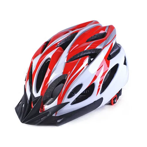 Adult PC EPS Cycling Helmet Multi Sport All Sizes Red and White All yards