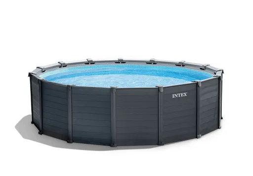 Intex Intex Graphite Grey Panel Pool 4.78 x 1.24M 26384