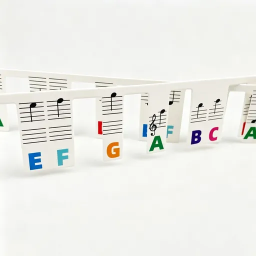 88 Keys Color Piano Note Strip 1pcs Keyboard Sticker