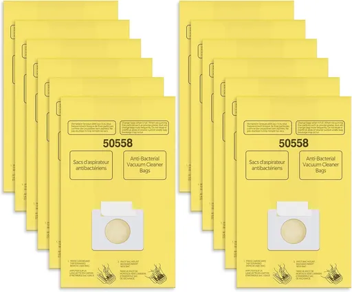 Vacuum Bags Replacement or Kenmore Canister C/Q 5055 50555 50557 50558 and Pana·sonic Type C-5 C-18 Vacuums - Premium Vacuum Cleaner Dust Bag - 12 Pack