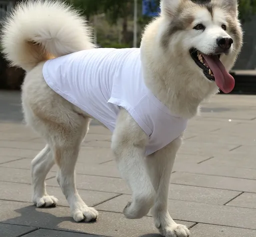 Cotton Pet Vest for Dogs and Cats Pure cotton vest pure white XS bust 30 back length 17cm