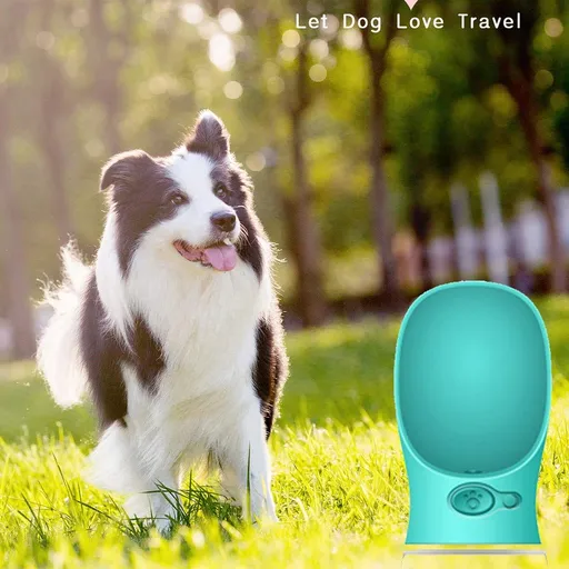Portable Dog Water Bottle for Walking, Big Trough Leak Proof Pet Water Bottle for Small Cat Puppy, Durable Dog Drinking Water Bottle