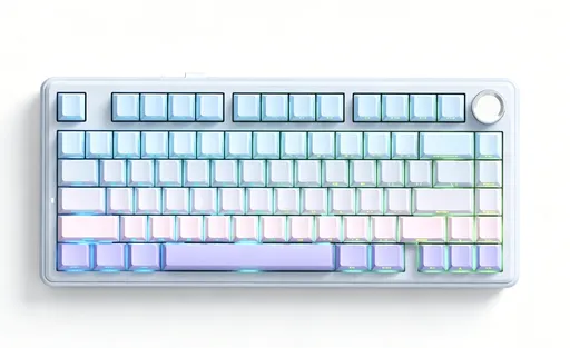 SOLAKAKA A75 75% Gasket Mechanical Keyboard Tri-Mode Hot-Swap Knob