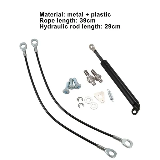 Tailgate Slow Down Shock Strut Damper Kit For Isuzu D-Max Pickup Rear Door Lowering Gas Strut Support Rod With Safety Cables Complete Mount Hardware