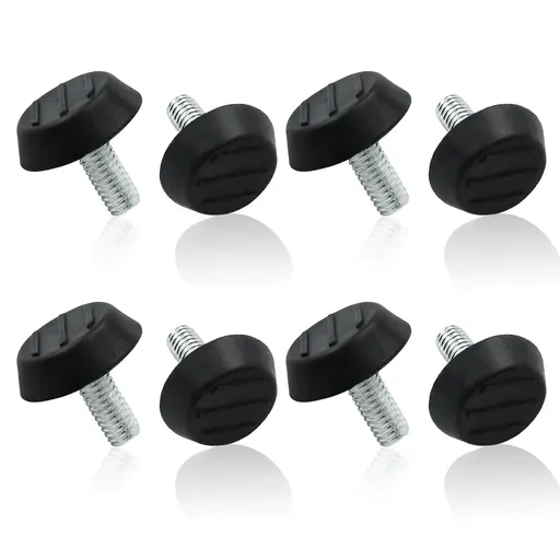 10 Pcs Furniture Lvelers M6 x 15mm Table Leg Levelers, Levelling Foot Screw on Furniture Adjuster Mini Adjustable Feet