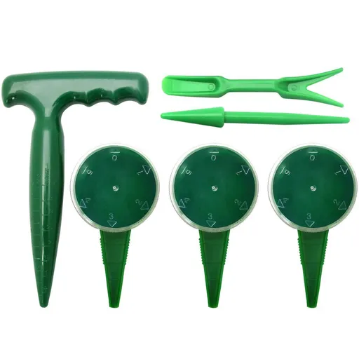 6 Pack Sowing Seeds Dispenser Set, Adjustable Garden Hand Planter Seeder Tool Flower Plant Sow Traditional Sets