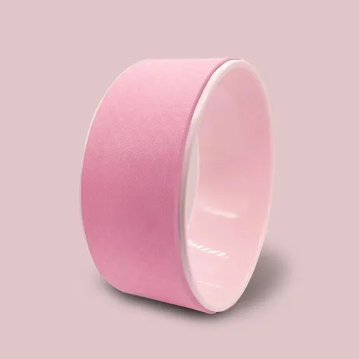 yoga wheel, pilates wheel, back bending wheel, flexibility equipment, yoga props, pilates accessories, spinal stretch, posture correction, core strength, indoor fitness gear, exercise wheel, yoga for back pain, Australian yoga - Pink - Size 2