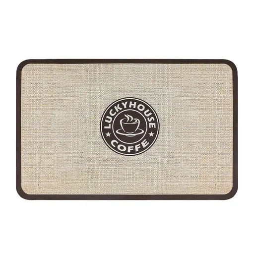 Super Draining Dish Drying Mat Quick Dry Coffee Kitchen Bathroom Tableware Pad - Luck
