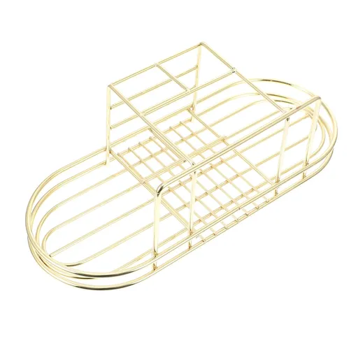 Sink Storage Rack Toothpaste Organizer and Storage Electric Tooth Brush Bathroom Organizer Countertop Toothpaste Holder Stand