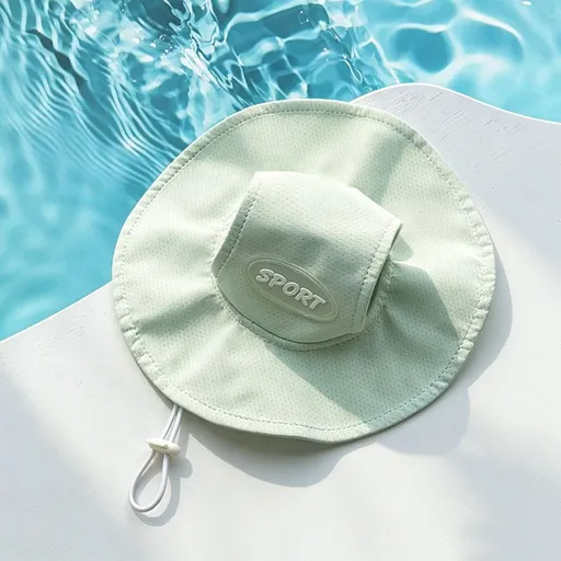 Pet Summer Cooling Vest Ice Silk Breathable Mint Green Ice Silk Hat 2XL (Chest 55cm, 15-20 jin)