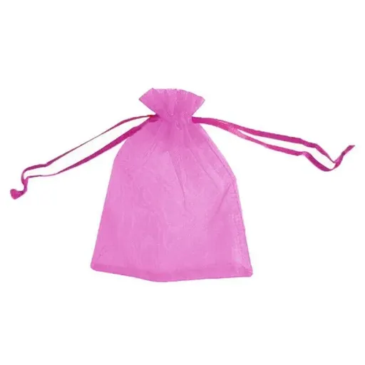 Organza Bag Sheer Bags Jewellery Wedding Candy Packaging Sheer Bags 10*15 cm - Rose Red