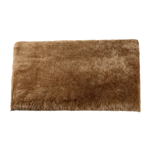 Self Warming Cat Bed Pad Self Heating Pet Mat Warmer Bed Mat for Feral and Indoor Washable Thermal Pet Kennel Pad with Anti-Slip Bottom(Brown,M 45*70*5cm)