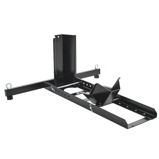 Motorcycle Wheel Chock Upright, 816.5 kg Capacity, Heavy-duty Steel Motorcycle Front Wheel Stand with 6 Adjustable Holes, For 381-558.8 mm Off-Road Motorcycles, Standard Motorcycles