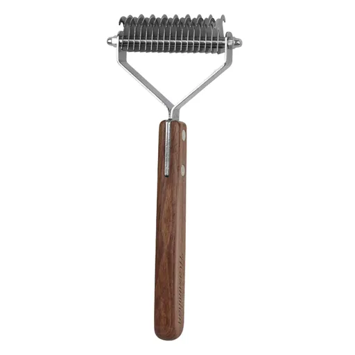 Dog Deshedding Tool - Dog Hair Brushes For Grooming,Undercoat Rake For Deshedding & Dematting, Dog Grooming Rake Brush Cuts