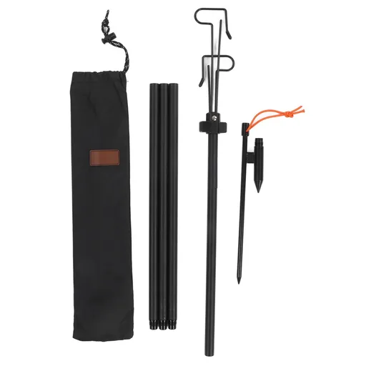 Camping Lantern Stand Multipurpose Lightweight Adjustable Height Collapasible Lantern Stand Pole for Camping Outdoor