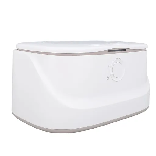 Baby Wipe Warmer Adjustable Temperature Large Capacity Wet Wipes Heater Dispenser with Night Light White