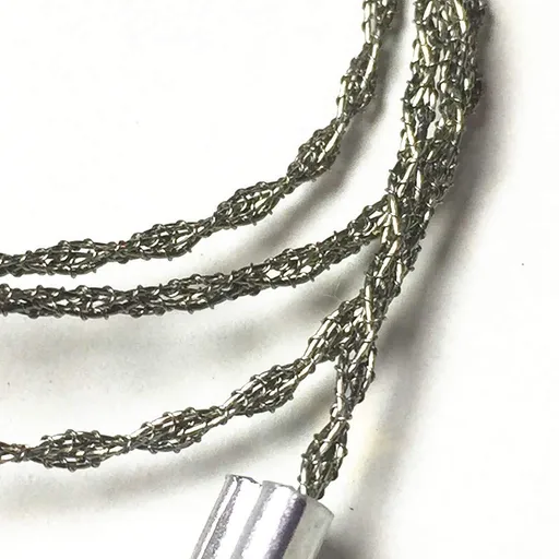 Survival Wire Saw Outdoor Emergency Mini Hand Pocket Stainless Steel Serrated Cutting Cable Travel Chainsaw for Hiking Hunting