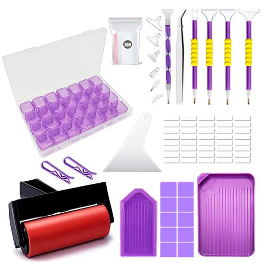 45 or 84 PCS Diamond Painting Tool Kit for DIY Diamond Art Craft Projects Use - 84PCS