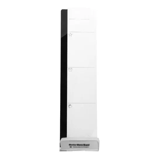 Multifunction Computer Monitor Memo Boards Left & Right Acrylic Screen Message Side Panel Phone Holder Message Reminder