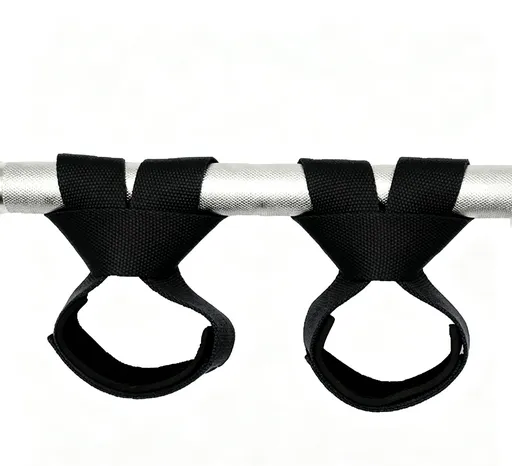 Gym Lifting Straps Barbell Deadlift Booster Belt Fitness Anti-slip Hand Wraps Wrist Straps Fitness Training Auxiliary Belt - Black L