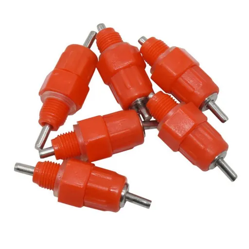 30 Pack Automatic Chicken Waterer Poultry Water Nipple Drinker Feeders Hen Duck Screw Style Chicken drinking ball valve