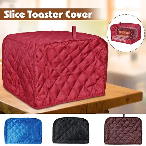 Toaster Cover, Quilted Toaster Cover Fits for Most Standard Toasters, Universal Size Microwave Oven Dustproof Cover Women Gift