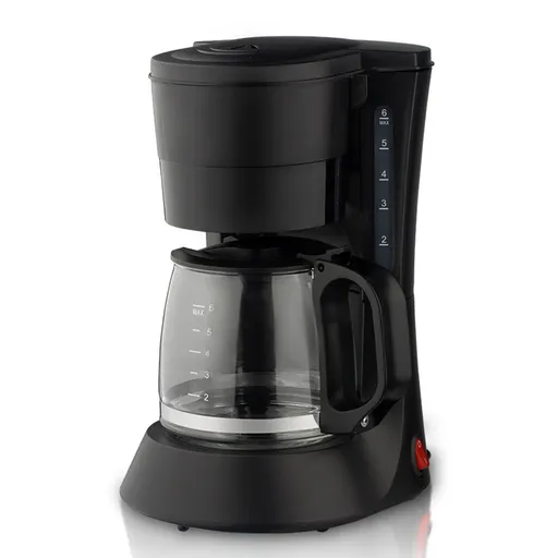 Electric Coffee Maker Drip Coffee Machine with 600ml/20.3oz Coffee Pot Espresso Maker 600W Heating Coffee Tea Pot with Anti-drip Function Ergonomic Handle Visible Pot Marked with Scales