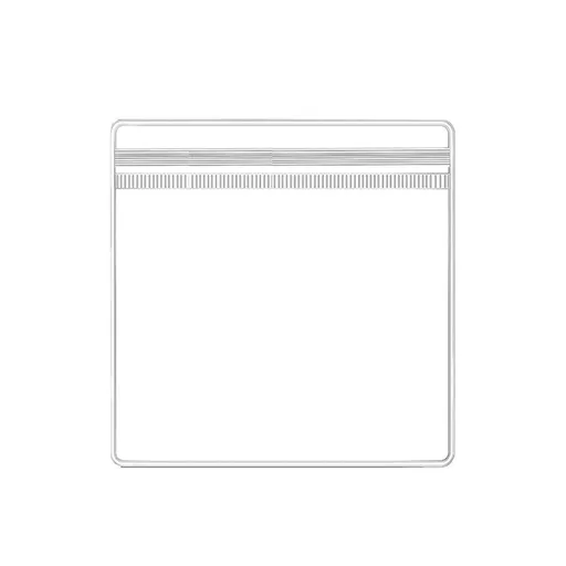 100pcs PVC Self-Sealing Jewelry Bags Anti-Oxidation Storage Dustproof Bags - 12*12cm