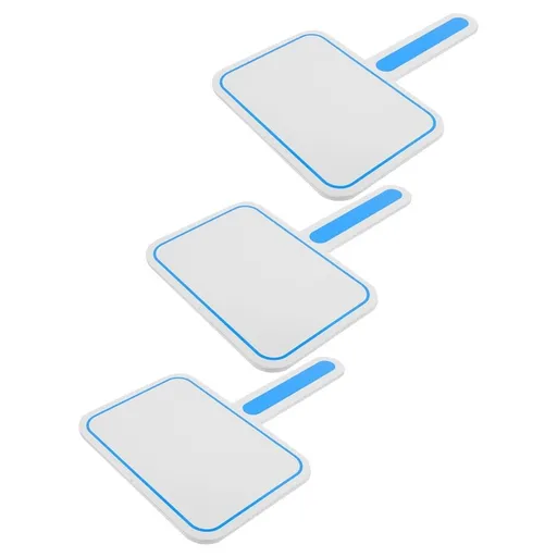 3-Pack Foam Dry Erase Handheld Paddles Multipurpose for , Classroom, Office, and Home Use