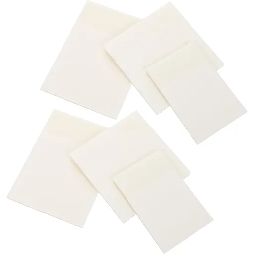 6Pcs Self-Adhesive Memo Stickers PET Transparent Notes Waterproof for Walls Fridges Reminders