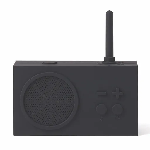 Bluetooth Speaker FM Radio 3W Splash-proof Black