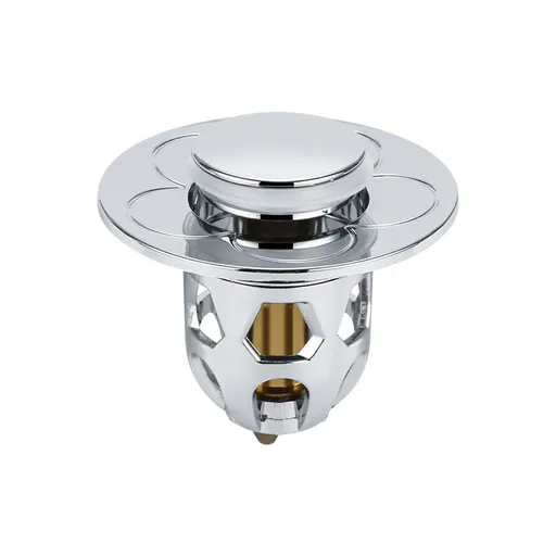 Universal Washbasin Water Head Leaking Stopper, Bouncing Core Pressed Leak Plug for Bathroom Kitchen (Silver)