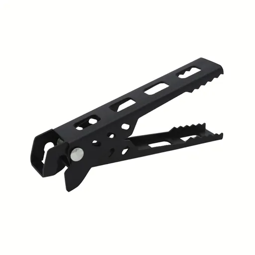 Food Clips , Aluminum Handle Camping Pot Grip Handle Non Slip Hand Pot Clamp Aluminum Handle Camping Pot Grip Camping Pot Grip Black
