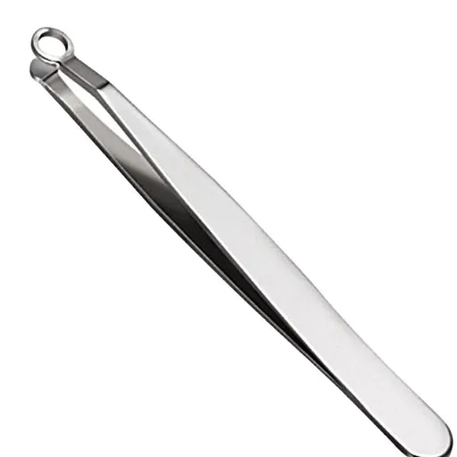 Stainless Steel Eyebrow Trimmer, Friendly Round Tip, No Mirror Needed Easy Cut, for Noses, Sideburns, Brow, Body