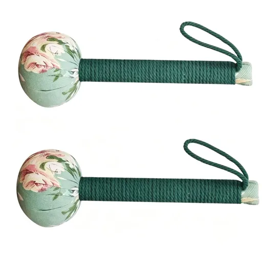 Manual Body Massage Hammer,Long Size Wormwood Massage Hammer,Back Knock Long Handheld Massage Hammer for Back Pain