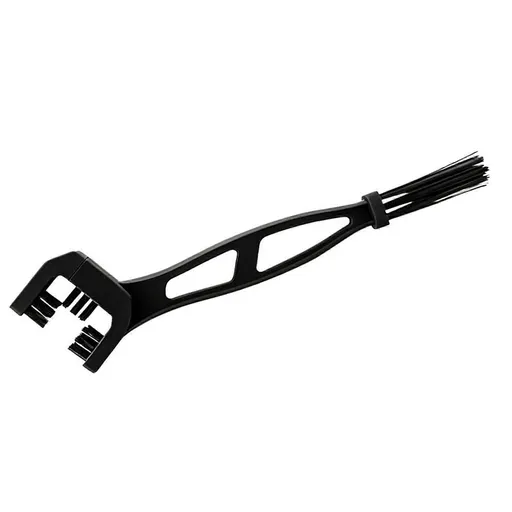 Bicycle Chain Cleaning Brush Bike & Motorcycle Chain Cleaner Brush Drivetrain Maintenance Tool Ergonomic Handle - Black