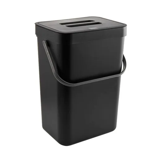 Kitchen Compost Bin, Easy Food Waste Bin for Kitchen with Handles Countertop Compost Bin Kitchen Food Scrap Pail Bucket Hanging