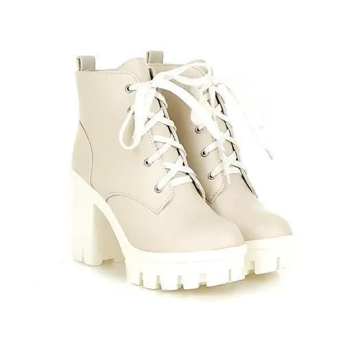 House Of Dasein Beautiful Doll Booties - Cream - 11